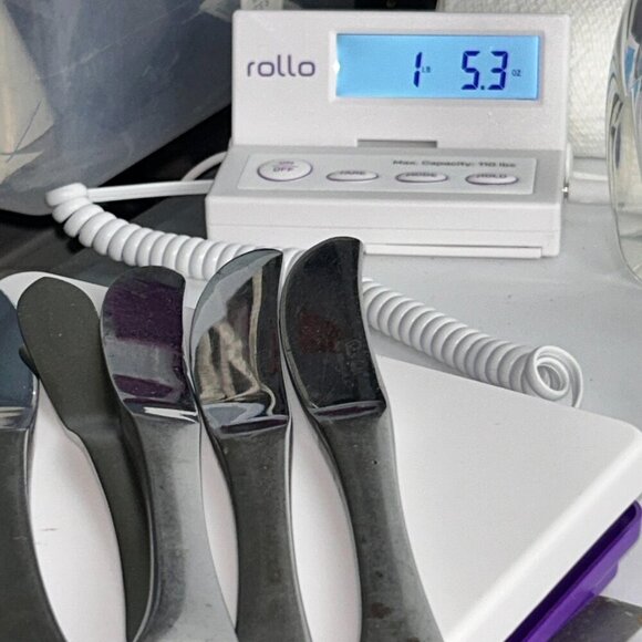 Robert Welch Pendulum Stainless Steel Assorted Dinner Knives Satin Frosted - Picture 15 of 15